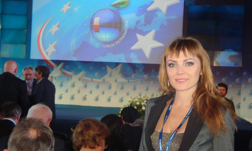 Dziennikarka od “Głosu Polonii” uczęstniczyła w XXIII Forum Ekonomicznym w Krynicy