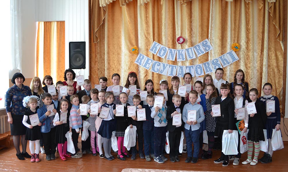 Święto poezji polskiej w Żytomierskiej szkole nr 10