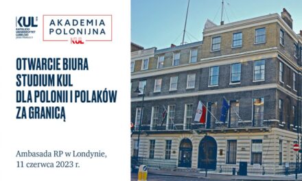 Biuro Studium KUL dla Polonii rozpoczęło działalność w Londynie