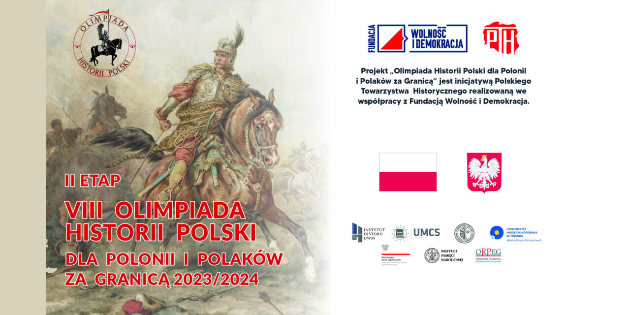 Trwają przygotowania do II etapu VIII Olimpiady Historii Polski dla Polonii i Polaków za granicą 2023/2024