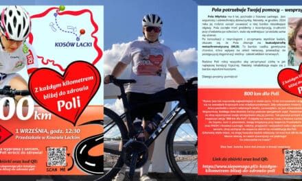 Kolarka pokonuje 800 km dla chorej Poli. „Razem stworzymy coś pięknego”