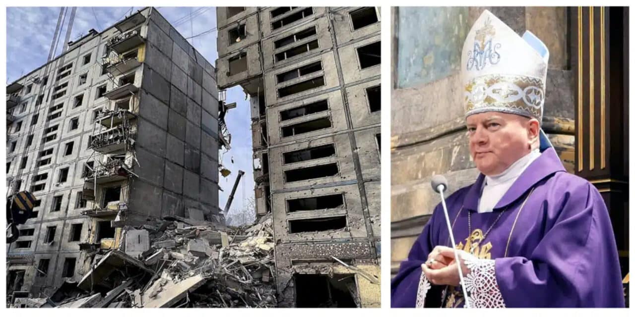 Biskup z Zaporoża ostrzega: Wróg, który dziś niszczy Ukrainę, jutro może uderzyć w Polskę